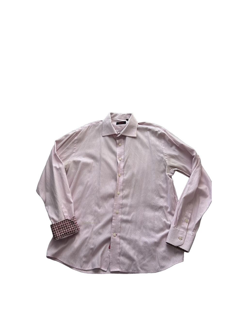 Takumi Japan Men’s Long Sleeve Dress Shirt XL Pink